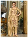 Crystal By Banwery Blooming Vichitra Kurti With Bottom Dupatta
